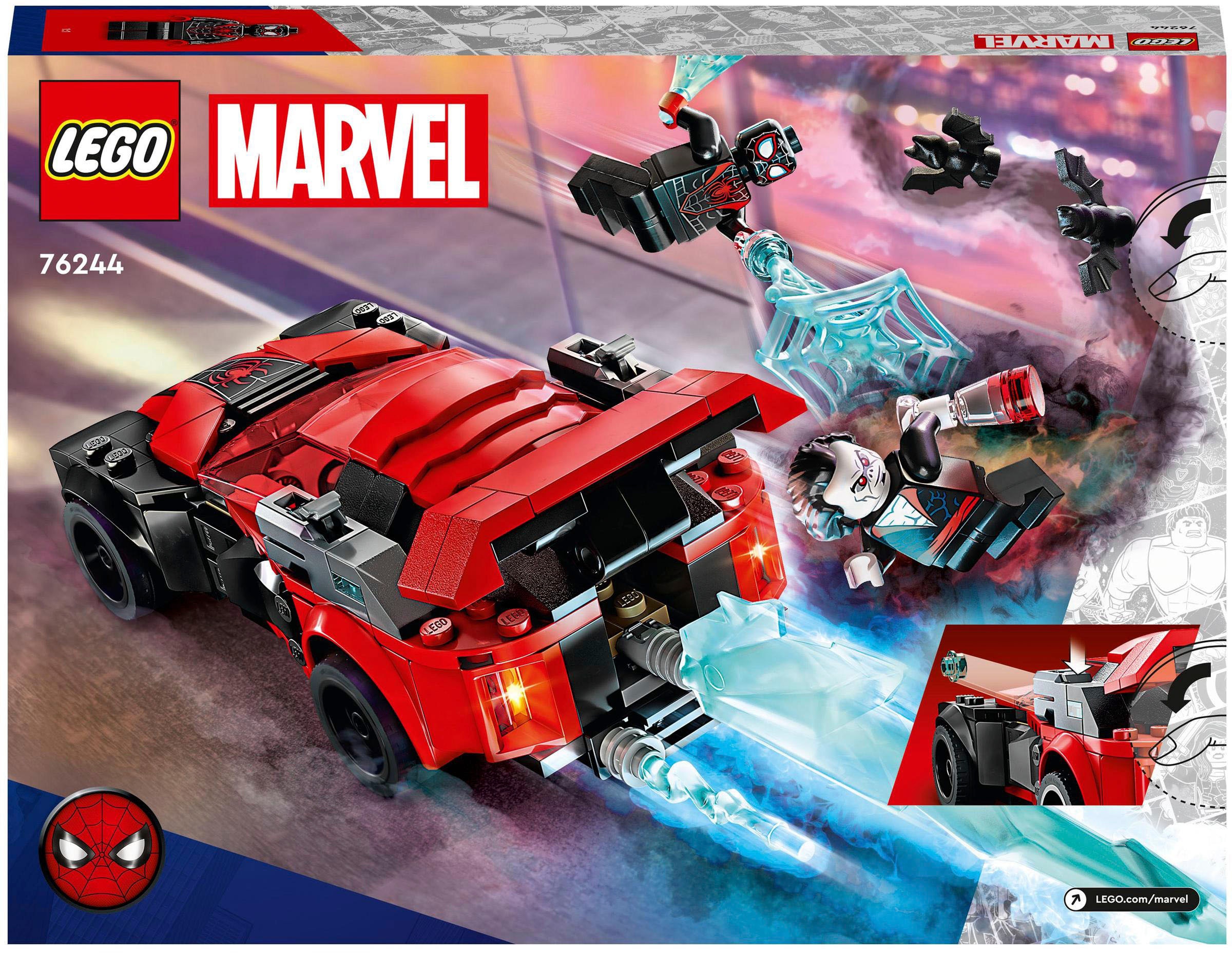LEGO® Konstruktionsspielsteine »Miles Morales vs. Morbius (76244), LEGO® Marvel«, (220 St.), Made in Europe
