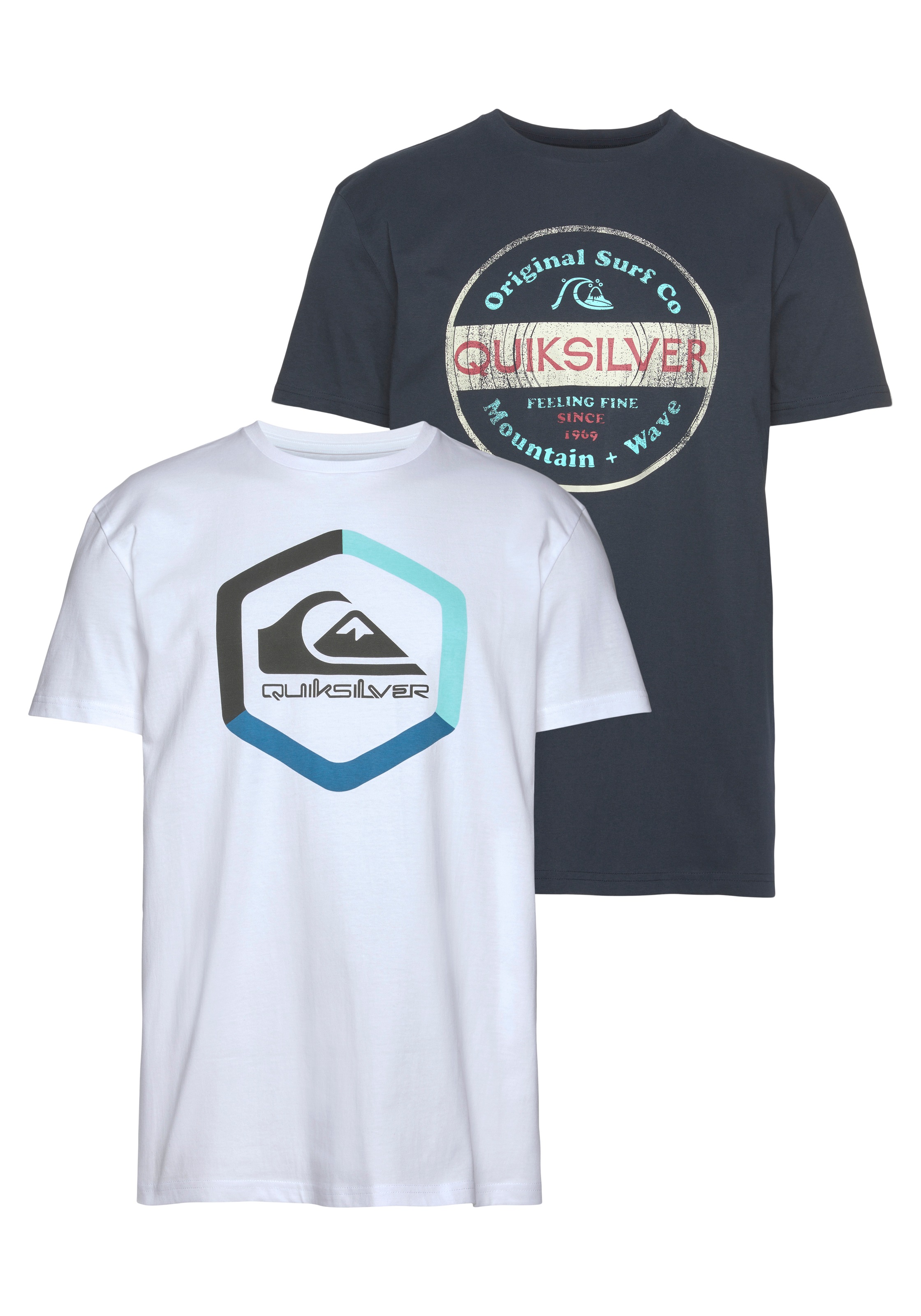 Image of Quiksilver T-Shirt »BOLD DAYS SS TEE PACK«, (Packung, 2er-Pack) bei Ackermann Versand Schweiz
