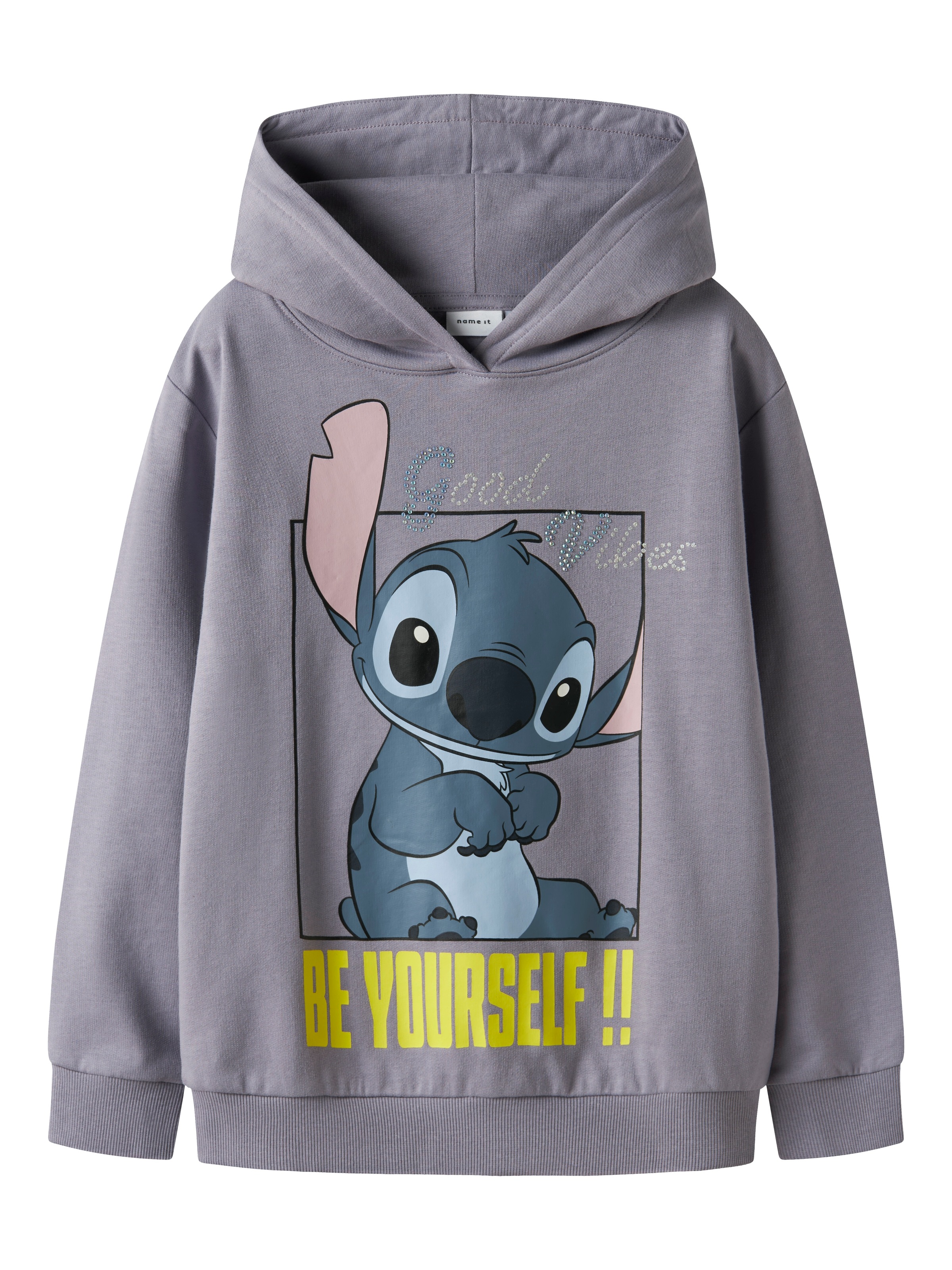 Name It Kapuzensweatshirt »NKFDYS STITCH NREG SWEAT WH BRU WDI«
