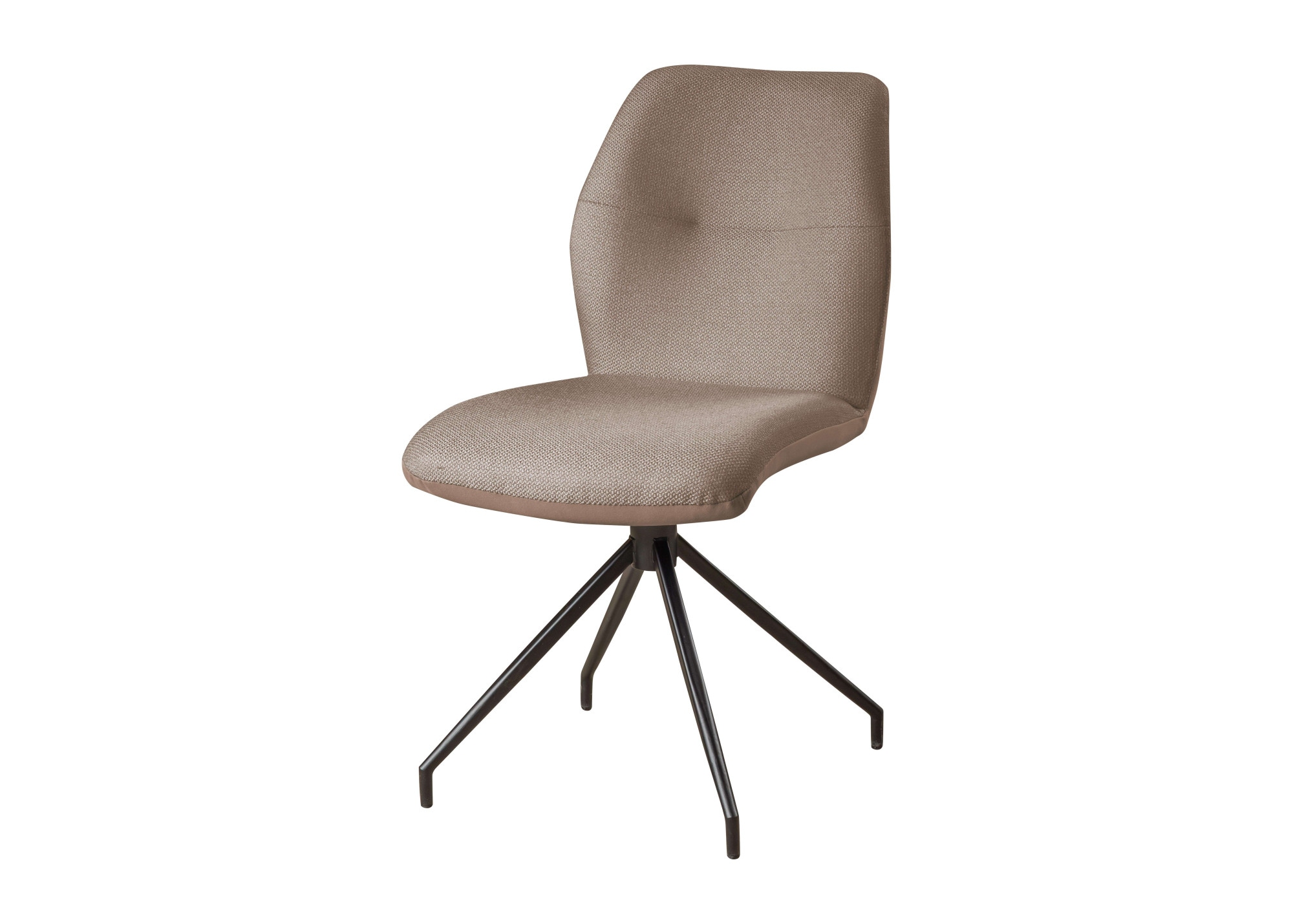 GOODproduct Drehstuhl »Bruna Esszimmerstuhl,Polsterstuhl, Küchenstuhl, 4-Fussstuhl« () 360° drehbar, mit automatischer Rückstellung, 2-Stoff-Design