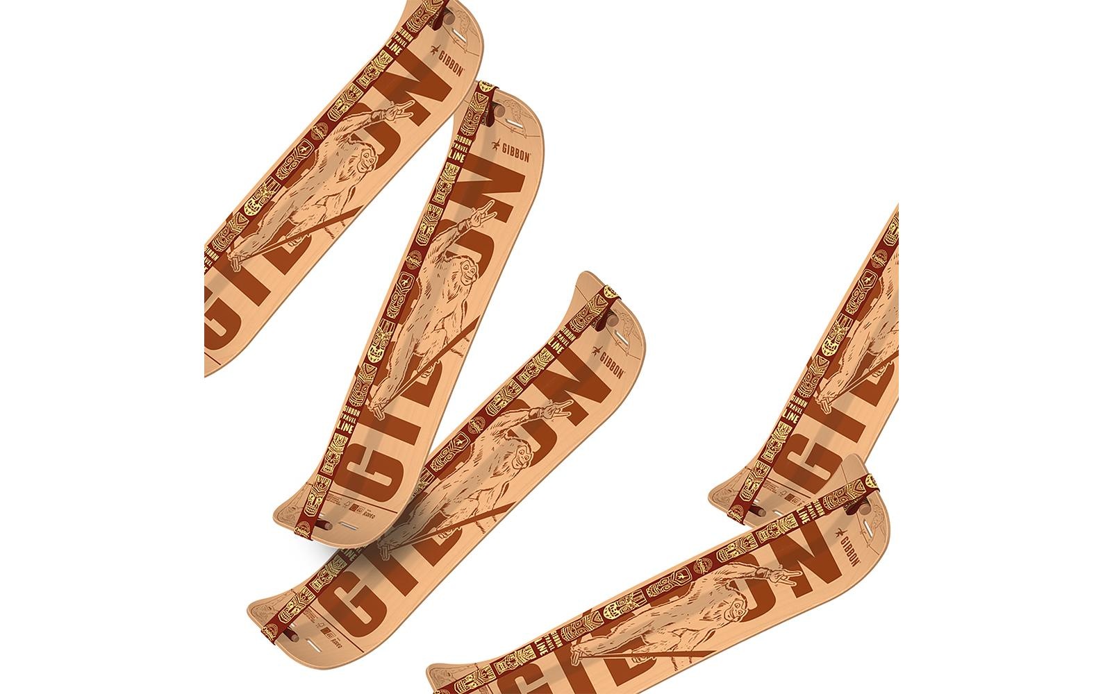 Gibbon Balanceboard »Slackboard Set Roots Rocker Trave l Set Buche«