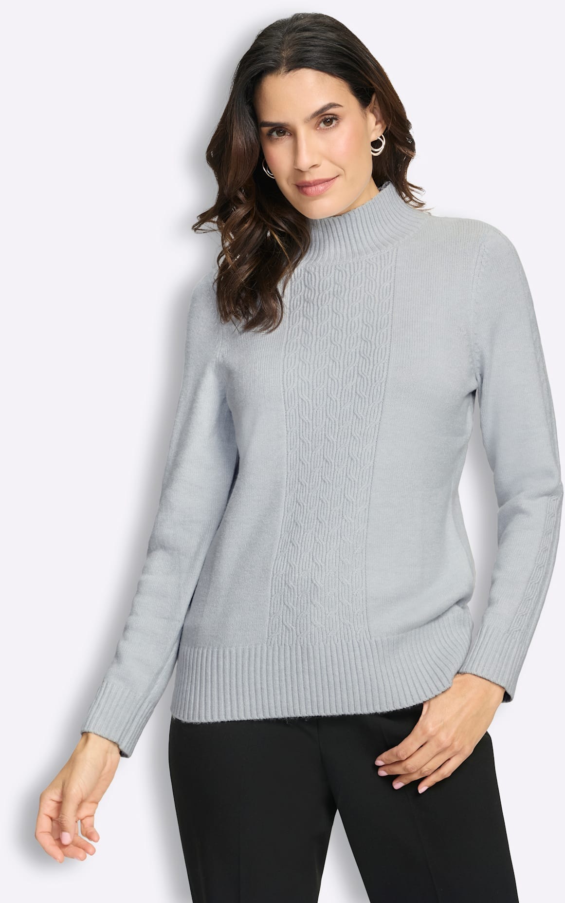 Inspirationen Stehkragenpullover "Stehkragen-Pullover"