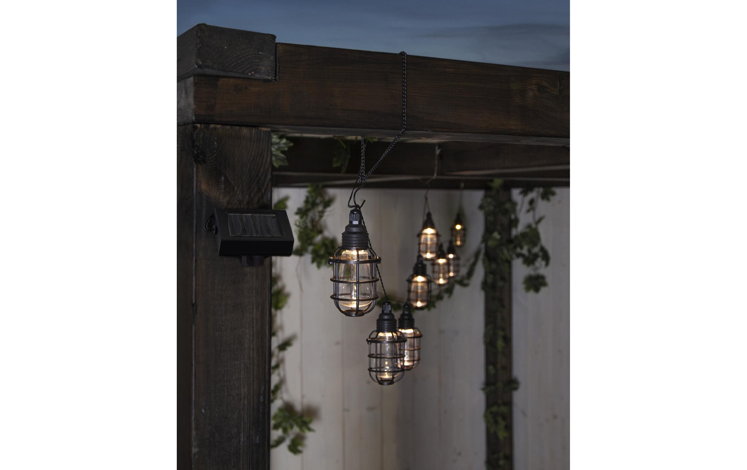 Parforce Traditional Hunting LED-Lichterkette »Star Trading Solar«, 8 St.-flammig
