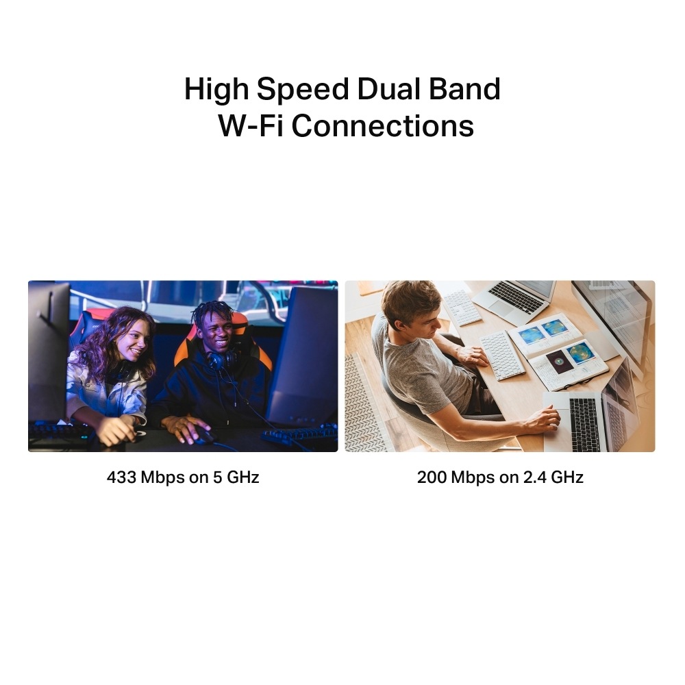 TP-Link WLAN-Dongle »Mercusys MA20N AC650 Nano«, (650 Mbit/s 5 GHz), Wi-Fi 5, Plug&Play, Windows 10/11