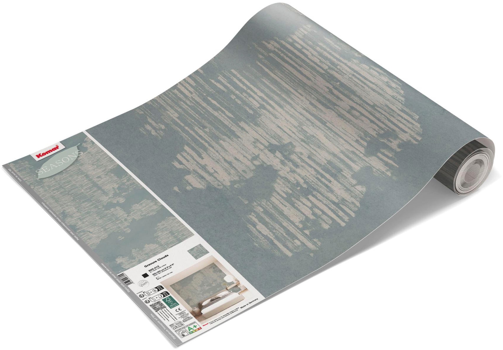 Komar Fototapete »Vlies Fototapete - Cravure Clouds - Grösse 250 x 250 cm« Motiv | bedruckt glatt