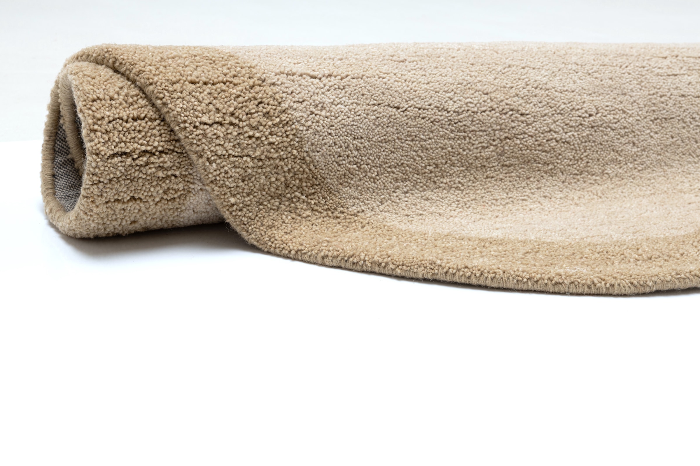 THEKO Tapis en laine »Gabbeh Super, Handweb, Teppich, Bordüre, reine Wolle« ovale 9 mm Höhe Schlafzimmer, Wohnzimmer, Esszimmer, auch als Läufer, eckig oder rund