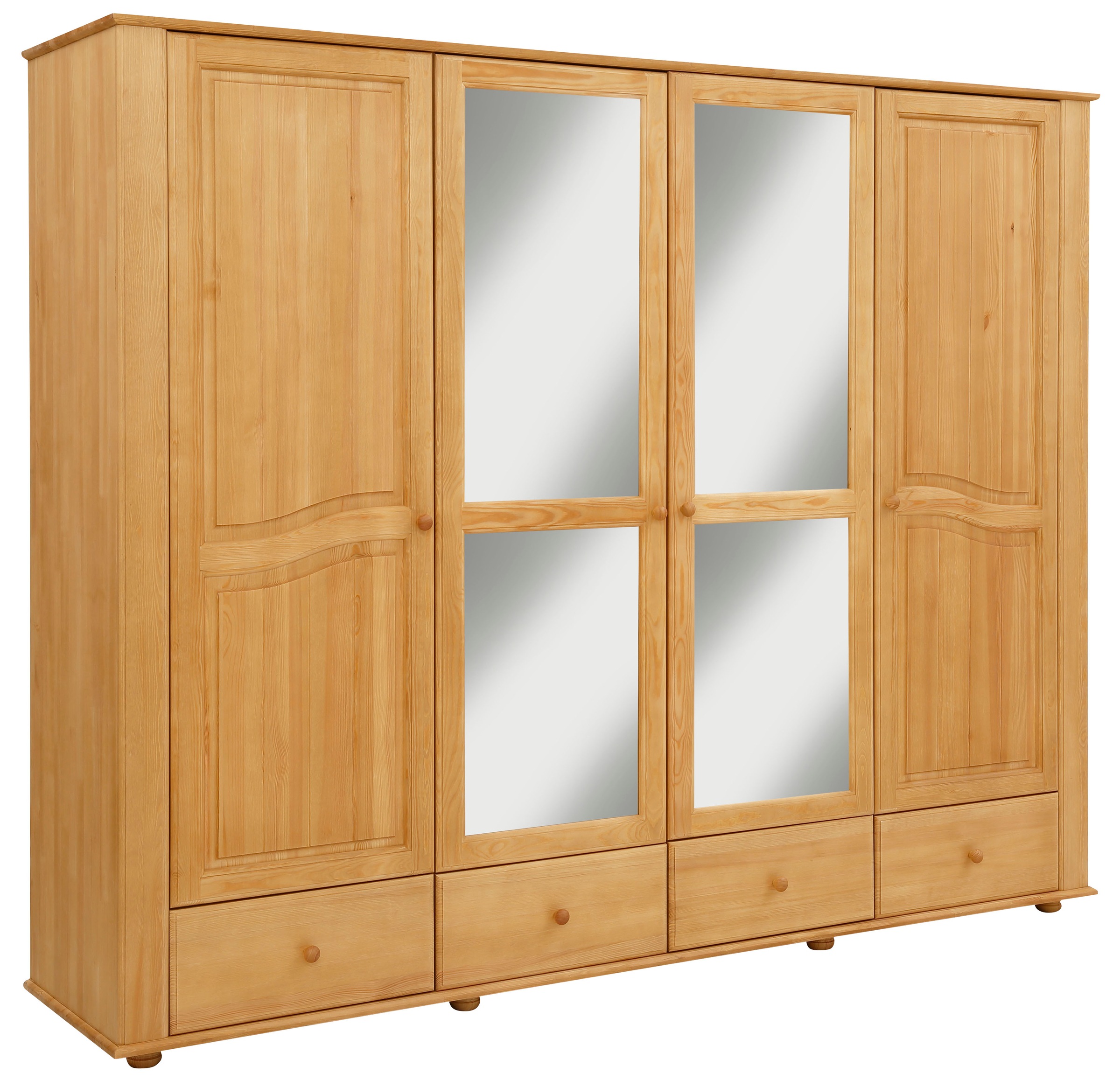 Image of Home affaire Kleiderschrank »Deborah«, aus Kiefer massiv, in diversen Breiten bei Ackermann Versand Schweiz