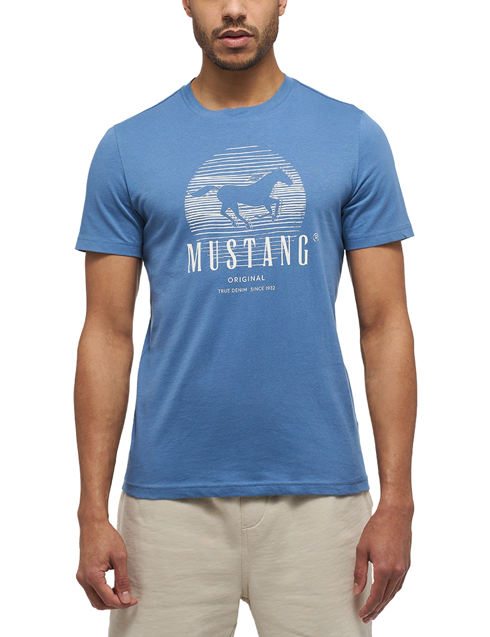 Mode Acheter en ligne MUSTANG Kurzarmshirt »Print-Shirt« maintenant | T-Shirts