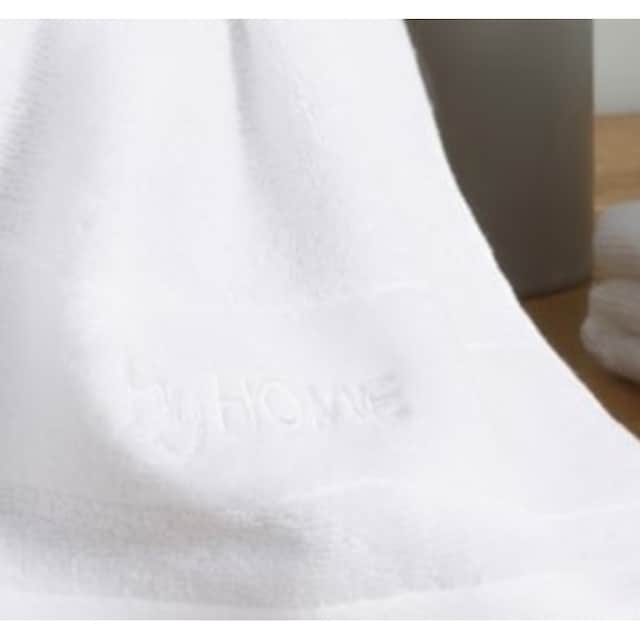 my home Handtuch Set »»Aiden«, Handtücher mit Markenlogo Stickerei in der  Bordüre«, Set, 4 tlg., Frottier, 2 Gästehandtücher, 2 Handtücher, aus 100%  Baumwolle versandkostenfrei auf