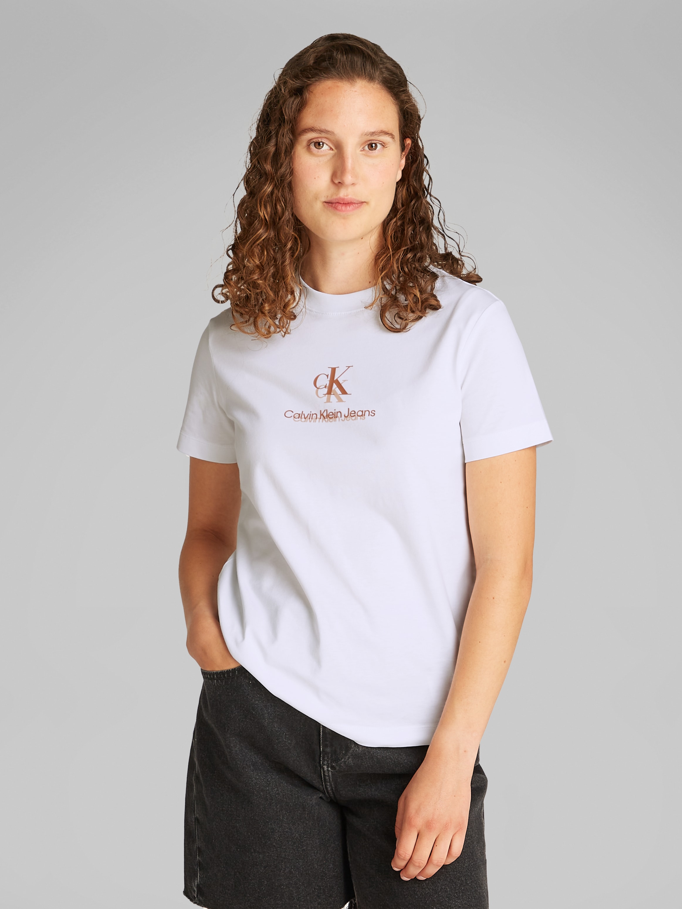 Calvin Klein Jeans T-Shirt »SHADOW GRAPHIC REGULAR TEE«, mit Logo