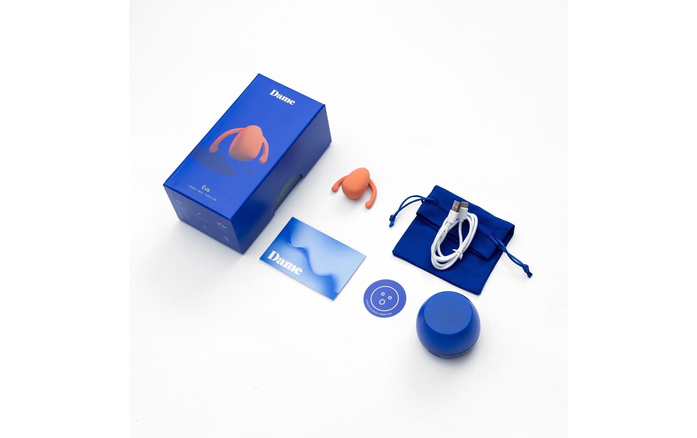   Vibrator »Dame Eva LL Paar Papaya«