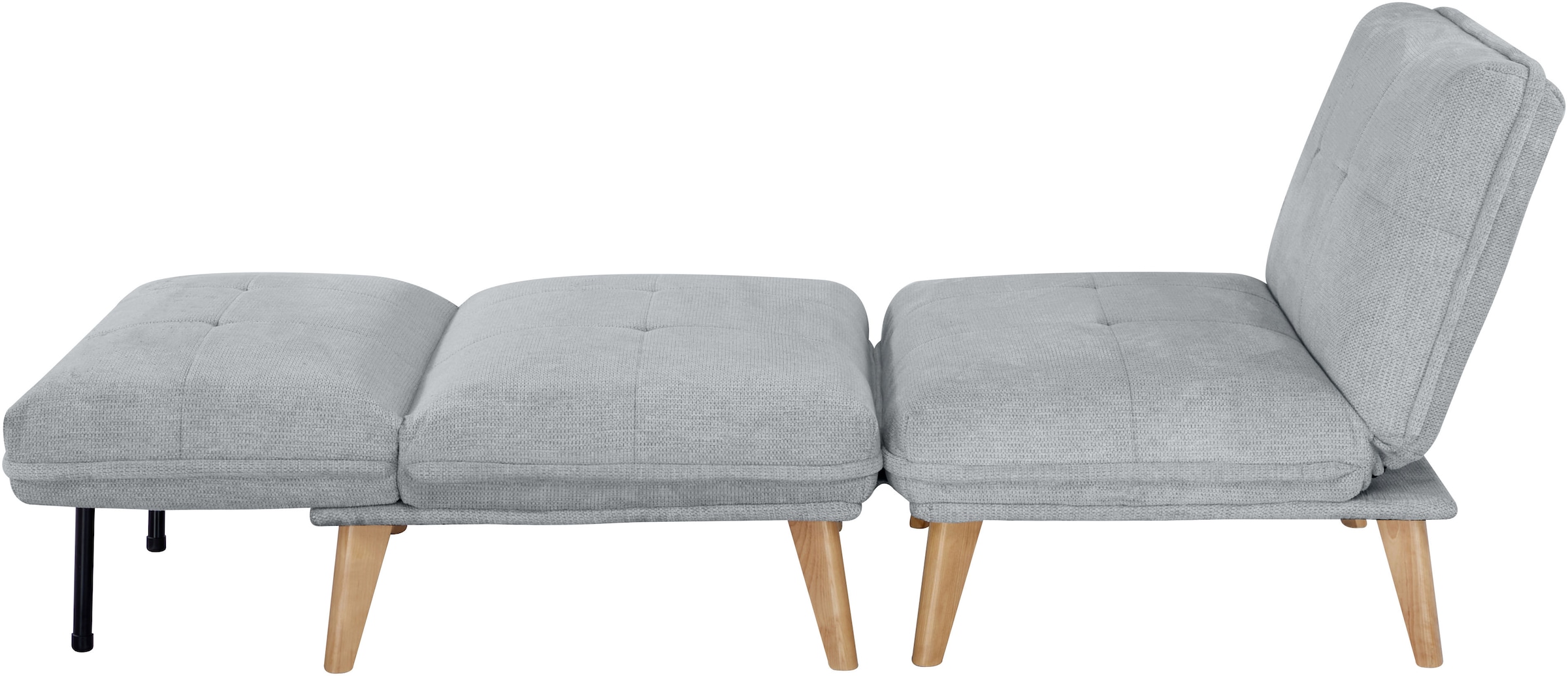 INOSIGN Sessel »DELANEY Schlafsofa, bestehend aus 2 Modulen, mit Schlaffunktion« Bettsofa, Schlafsessel, Klappsofa, erweiterbar, in Webstoff