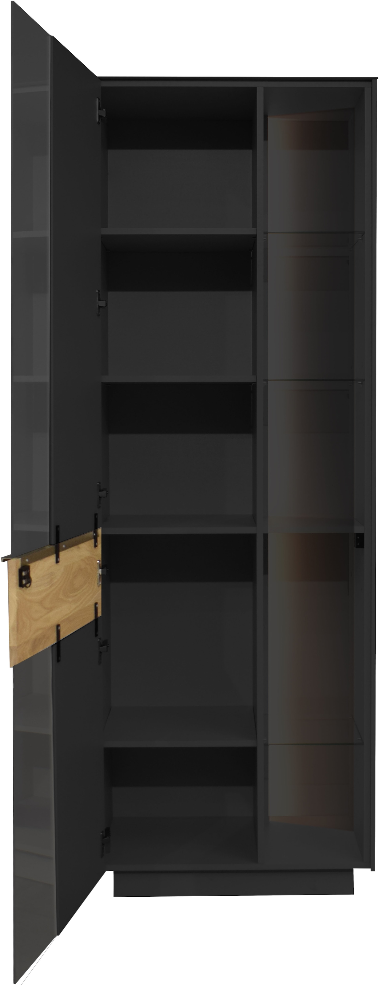 Mäusbacher Standvitrine »Nova« Standvitrine, BHT  67/197/42 cm, inkl. Griffbeleuchtung, Türdämpfung