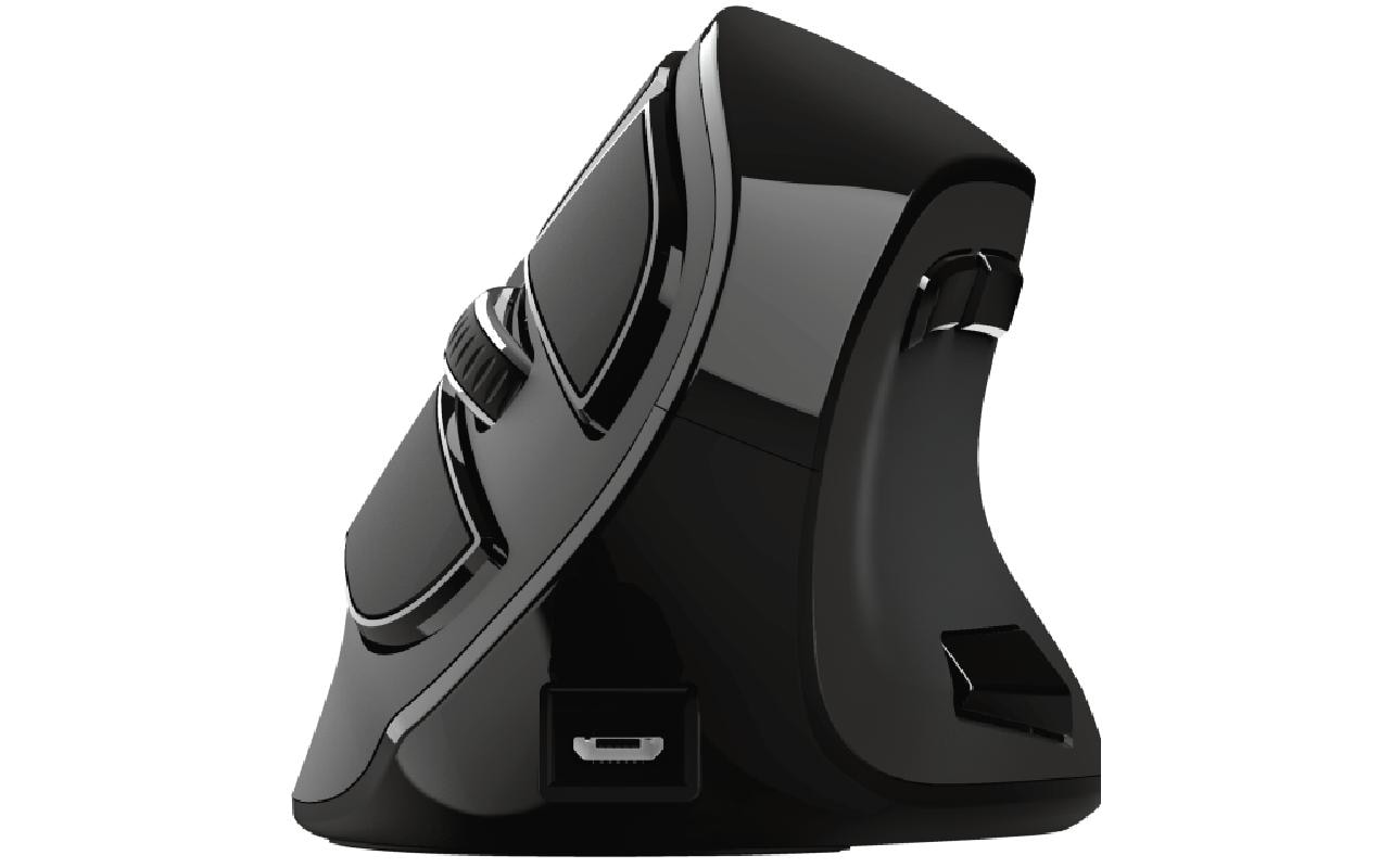 Trust ergonomische Maus »Voxx Rechar«, Bluetooth-USB, Rechtshänder