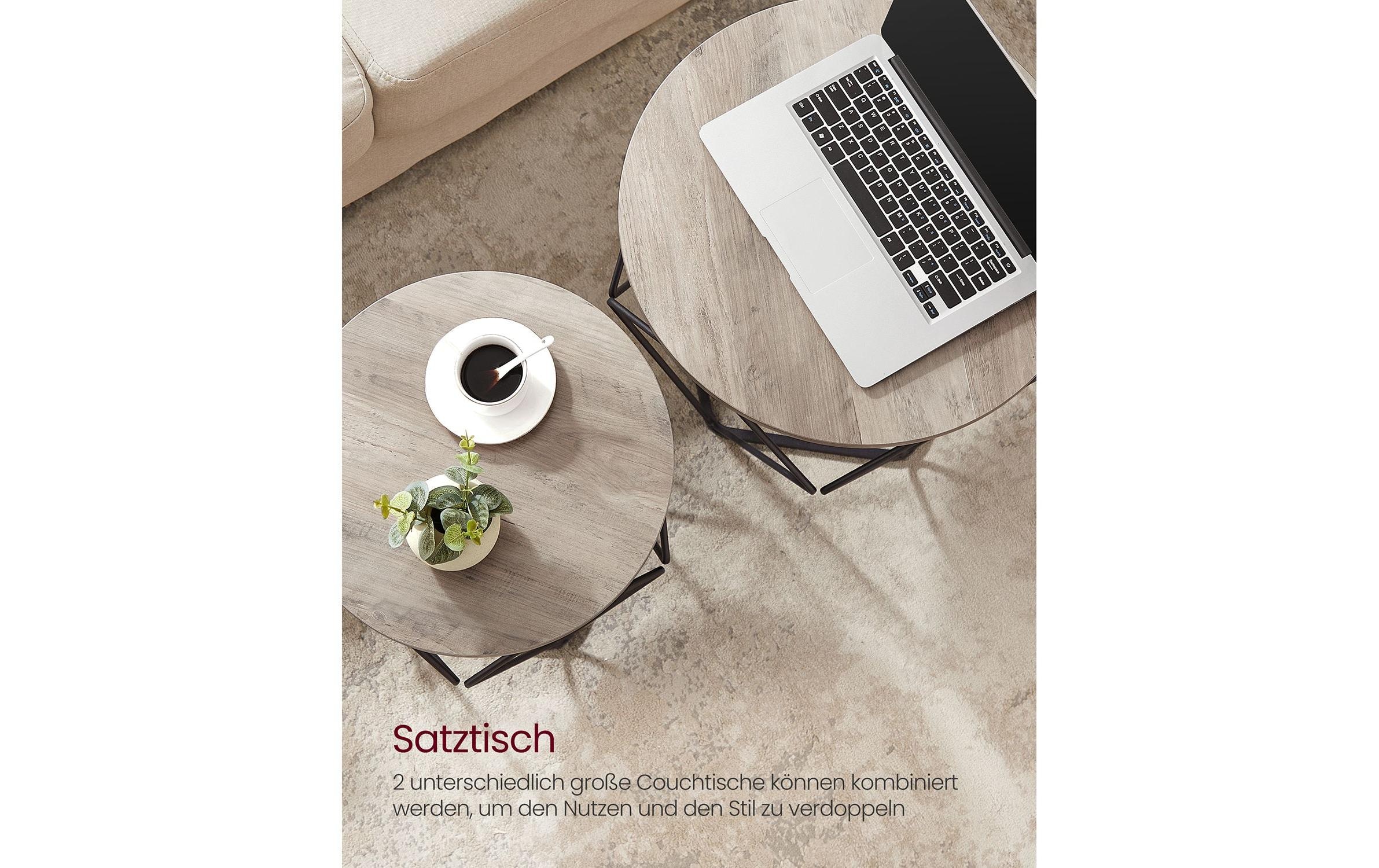 VASAGLE Couchtisch »50 x 40.6 cm 2er Set«