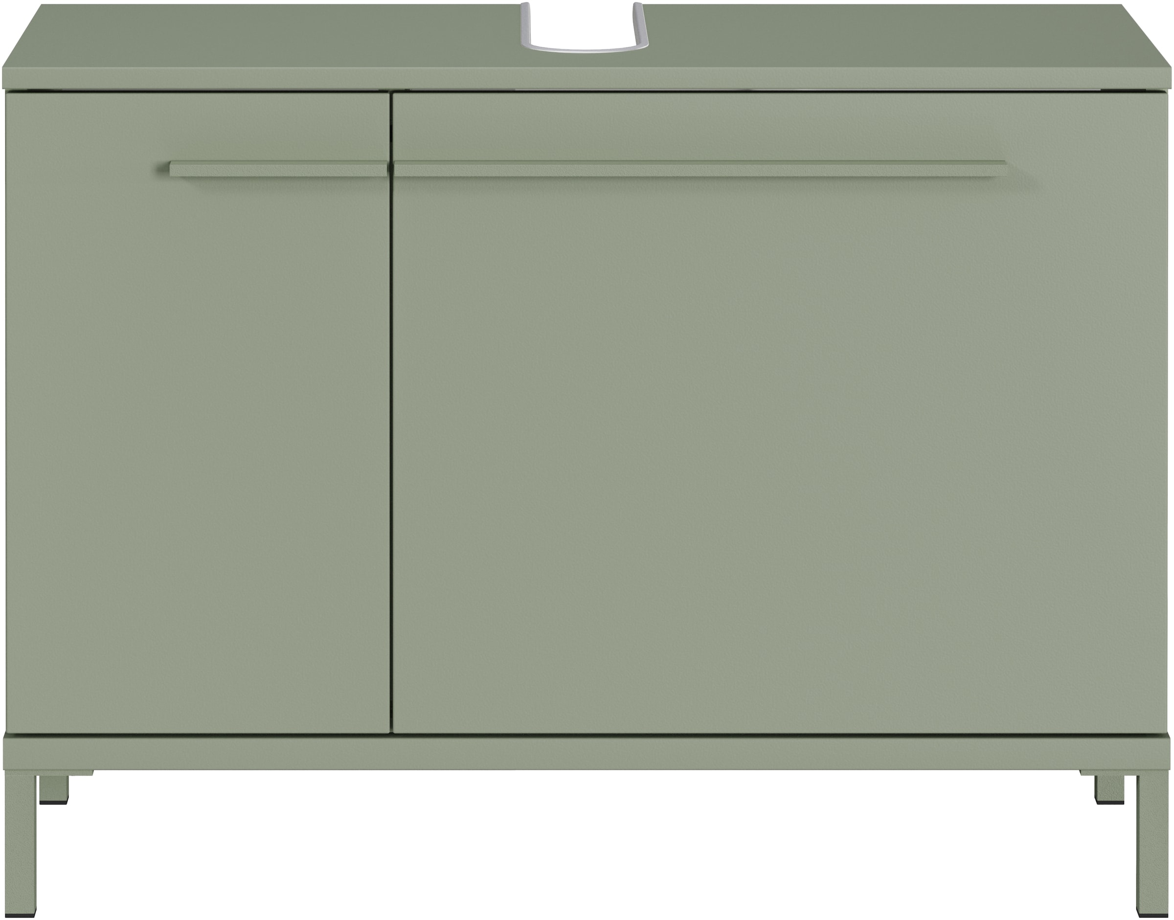 Image of GERMANIA Waschbeckenunterschrank "Waschbeckenunterschrank" 1 Stk. tlg. Waschbeckenunterschrank mit Siphonausschnitt