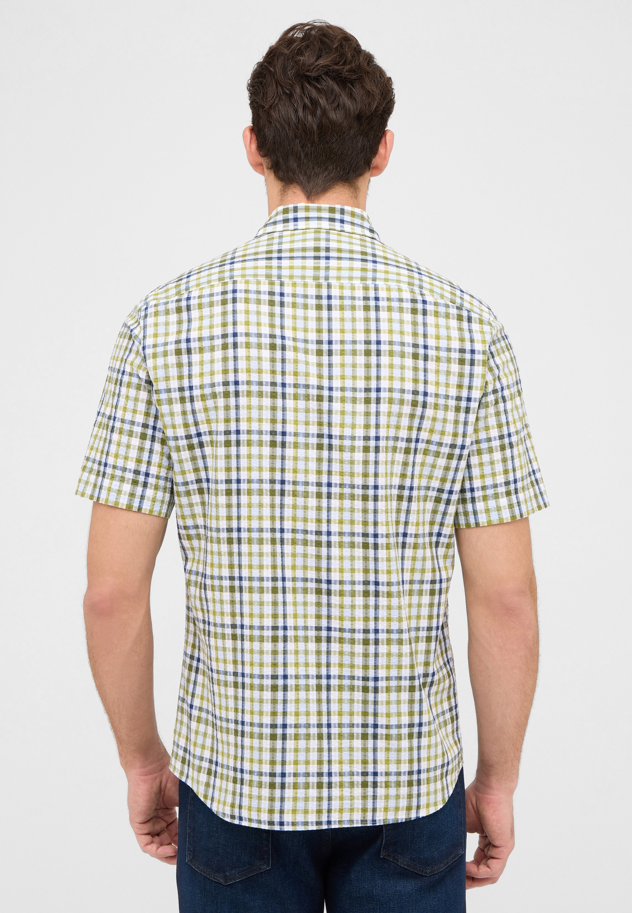 Eterna Chemise à manches courtes »MODERN FIT« EASY IRON (bügelleicht)