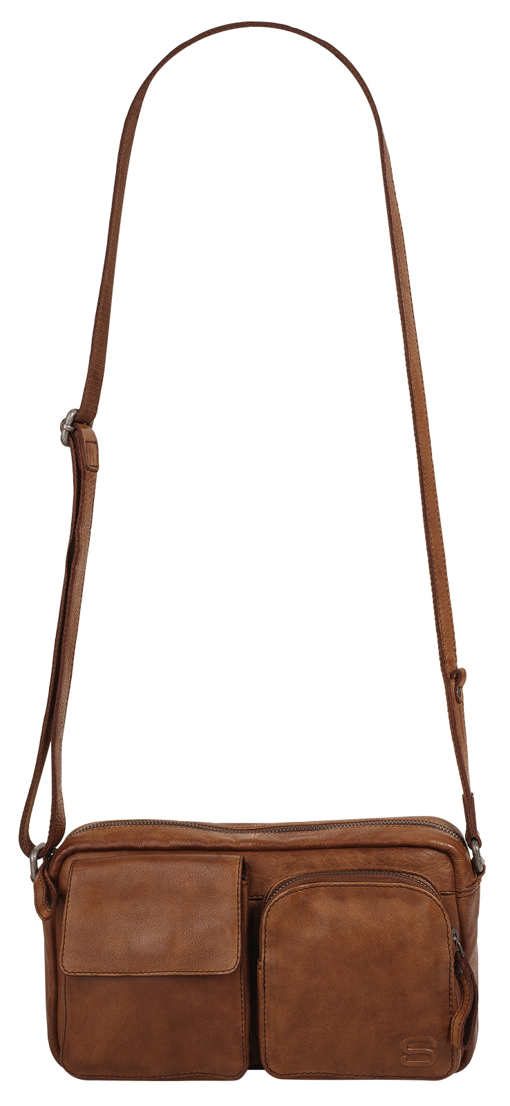 Spikes & Sparrow Umhängetasche »SPIKES & SPARROW Damen echt Leder« echt Leder