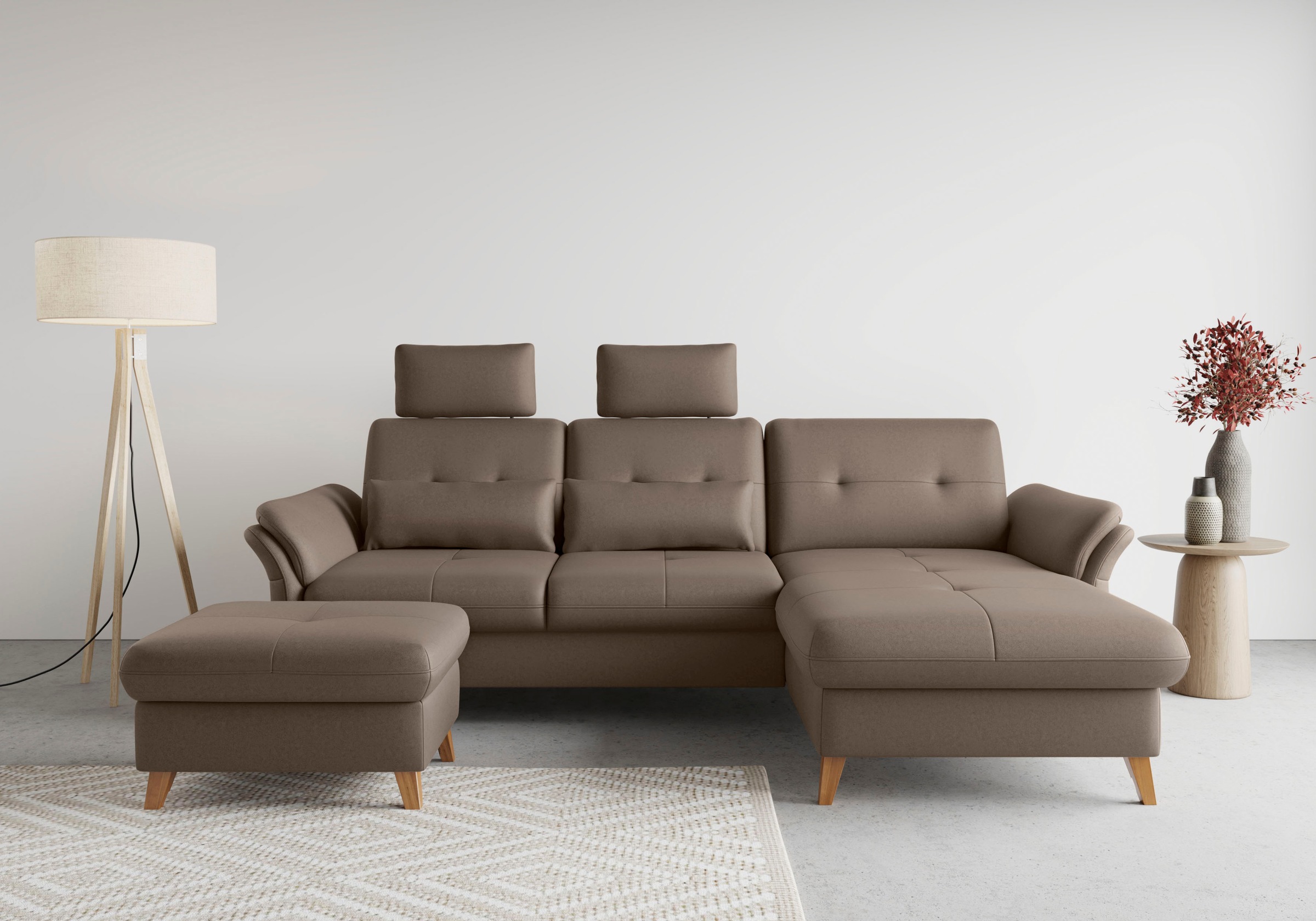 sit&more Tabouret de rangement »Göteborg« mit Federkern