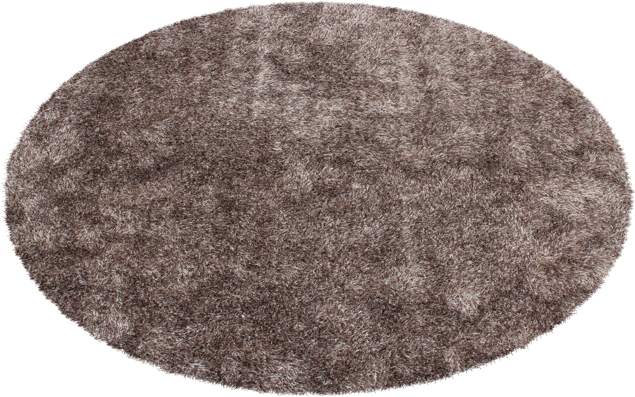 Bruno Banani Hochflor-Teppich »Alga«, rund, 40 mm Höhe, Uni-Farben, besonders weich und kuschelig