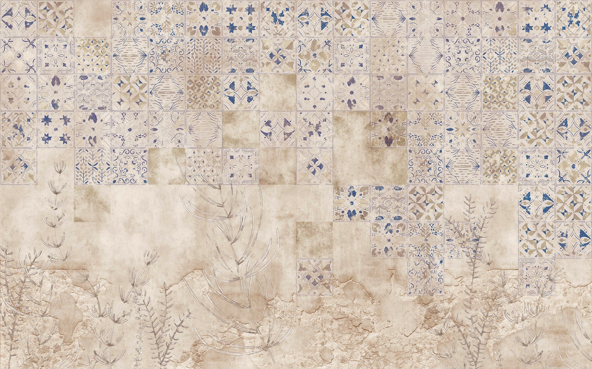 Image of Komar Vliestapete "Digitaldruck Vlies - Murmurous Marrakesh - Grösse 400 x 250 cm" bedruckt glatt Wohnzimmer, Schlafzimmer