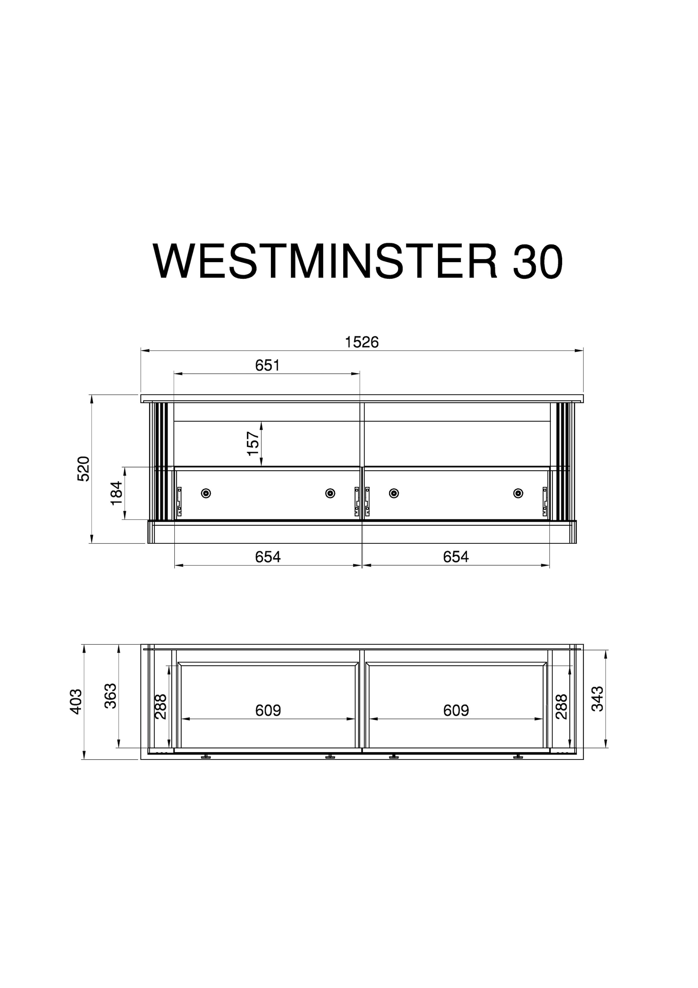 Home affaire Wohnwand »Westminster«, (Set, 4 St.), im romantischen  Landhausstil versandkostenfrei auf