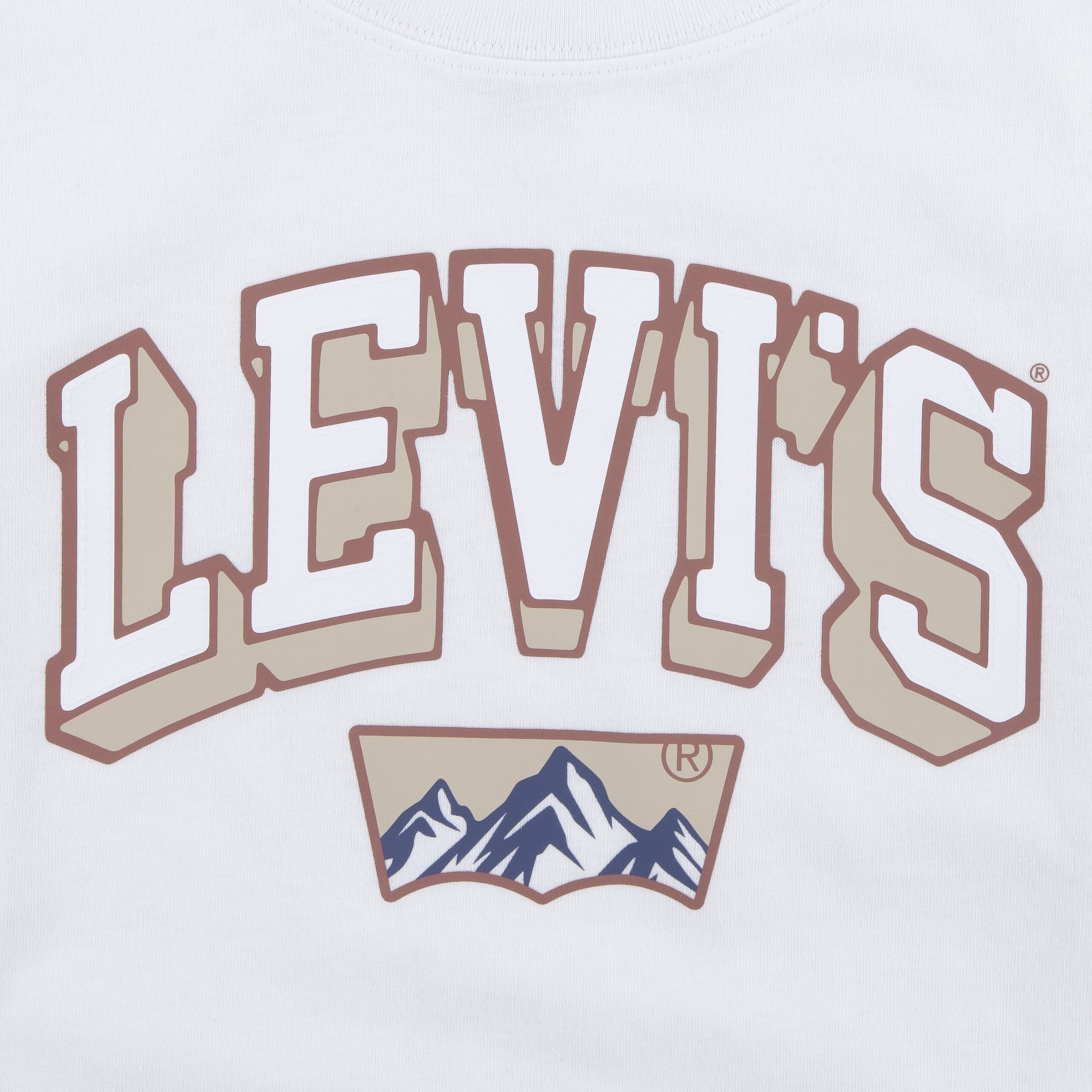 Levi's® Kids Langarmshirt »LVB ACADEMIC ADVENTURER LS TEE«, mit grossem Logoprint, aus Baumwolle - for Boys