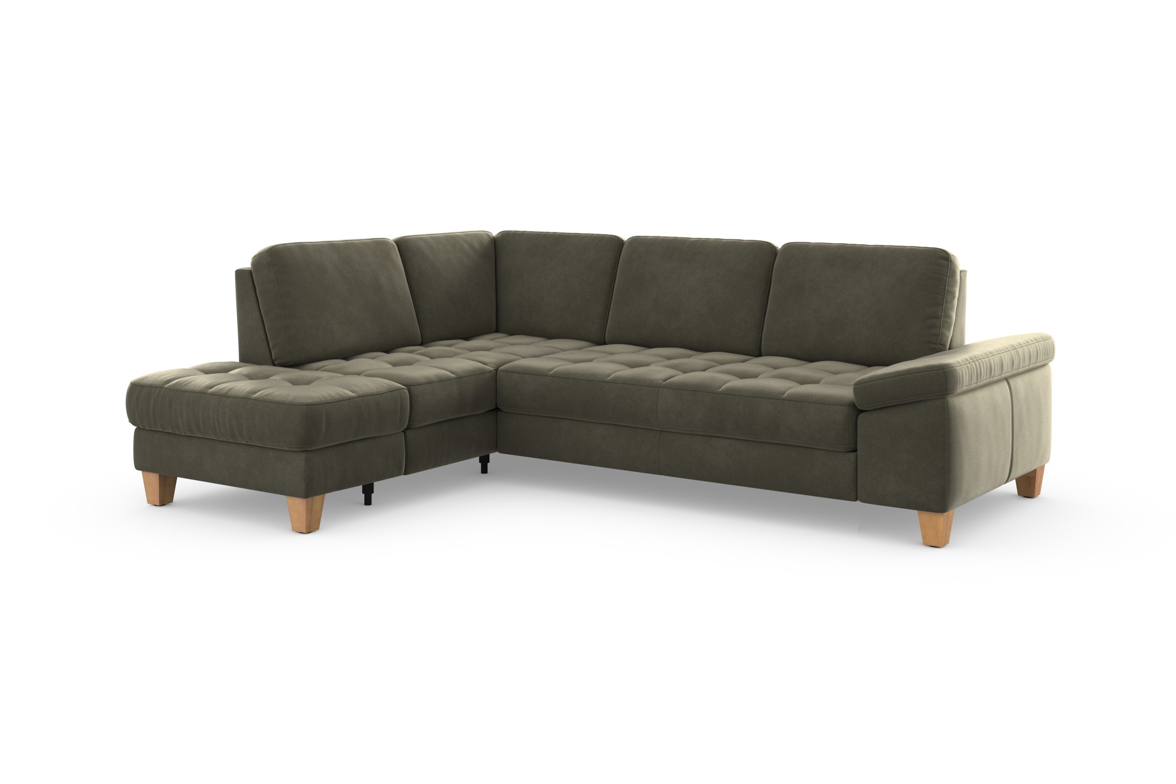 sit&more Ecksofa »Westham L-Form« mit Ottomane, mit oder ohne Bettfunktion, Bettkasten, Verstellung