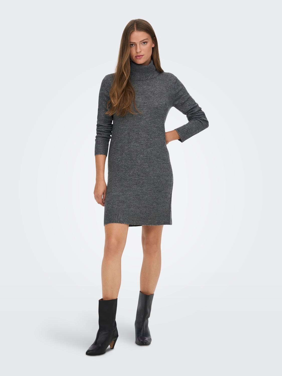 Image of JDY Strickkleid "JDYELANORA L/S COWLNECK DRESS KNT NOOS"