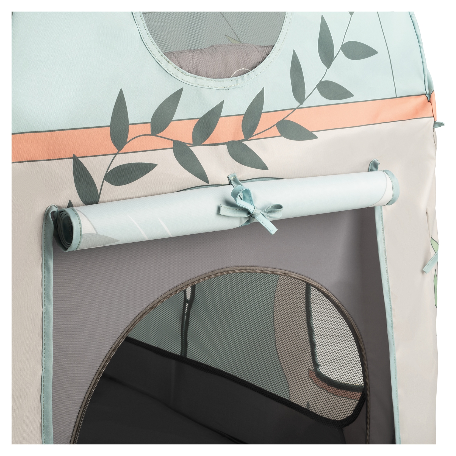 Hauck Bettzelt »Travel Bed Cover, Plants« Ergänzung für hauck Reisebetten (120 x 60 cm)