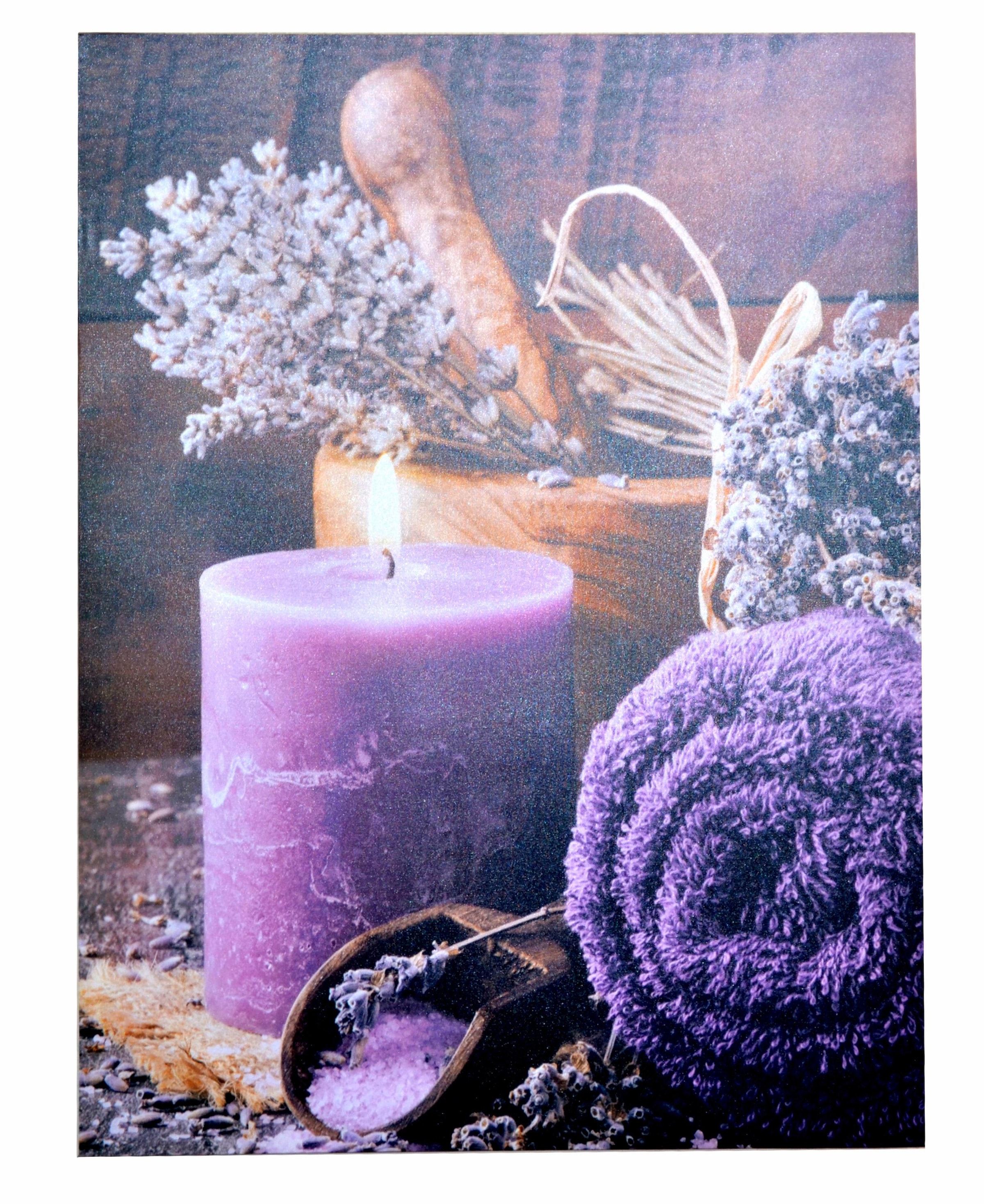HOFMANN LIVING AND MORE LED-Bild »Kerze«, 60/80 cm