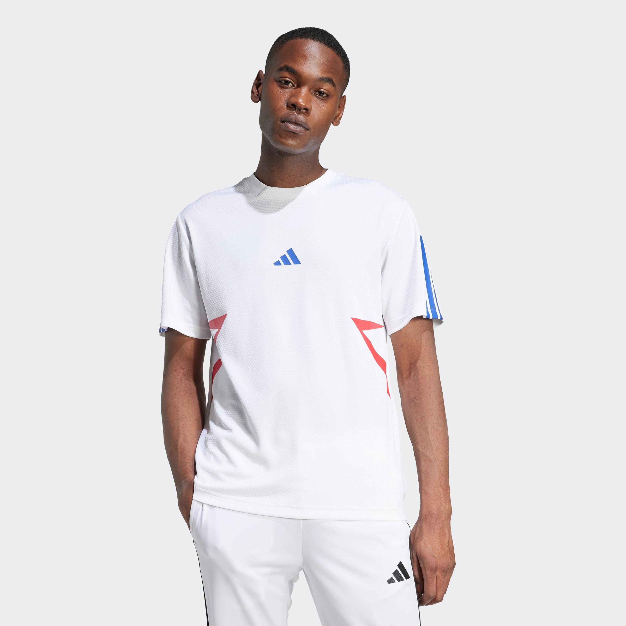 Image of adidas Sportswear T-Shirt "HOUSE OF TIRO COLORBLOCK" ohne Verschluss, Rundhalsausschnitt, aus Polyester