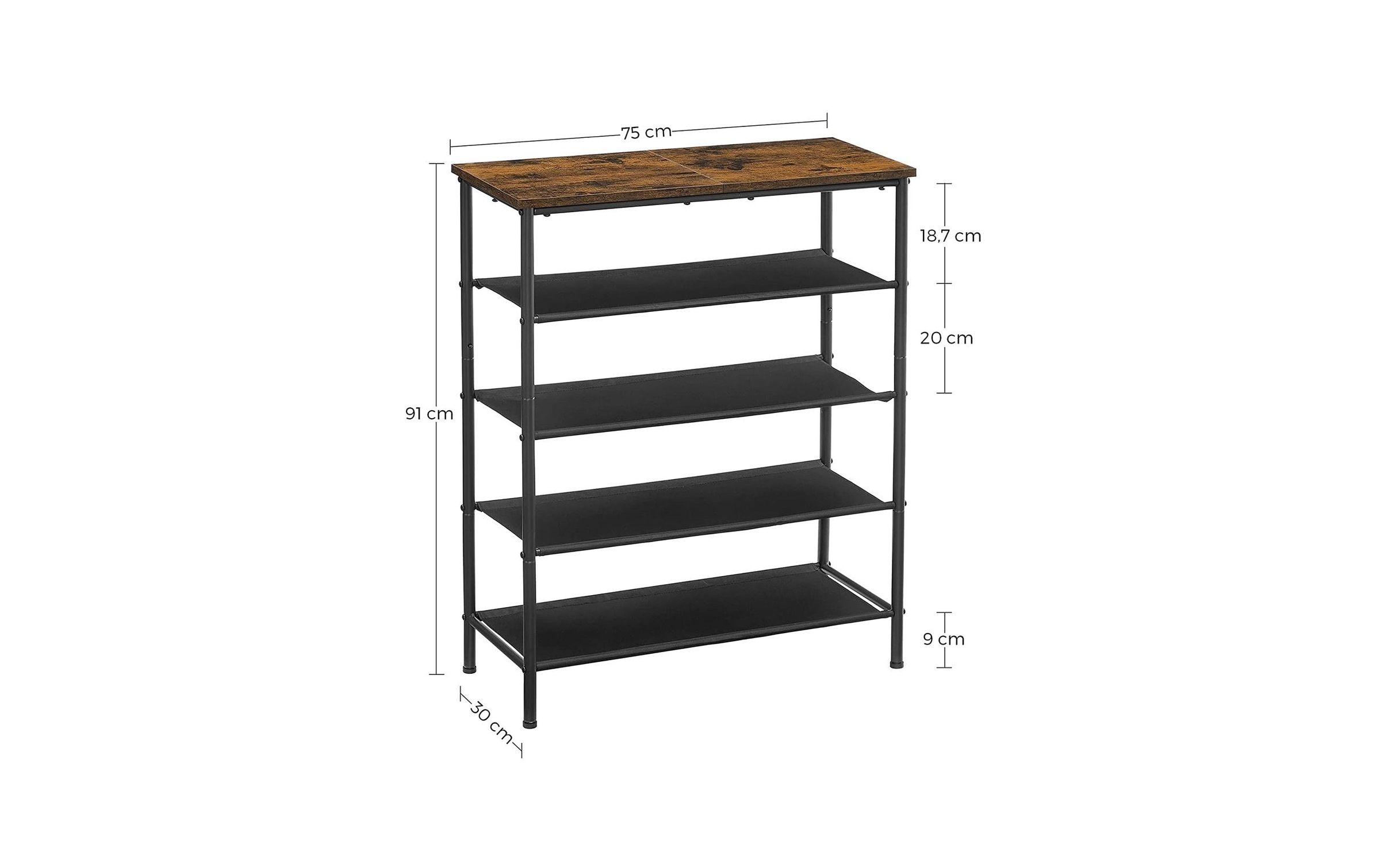 VASAGLE Schuhregal »30 x 91 cm«