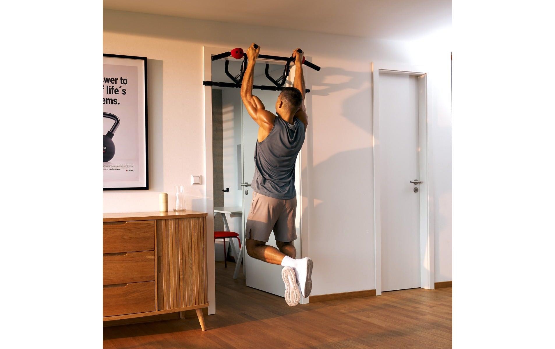 Hammer Klimmzugstange »Multigriff, 4 in 1 verstellbar«