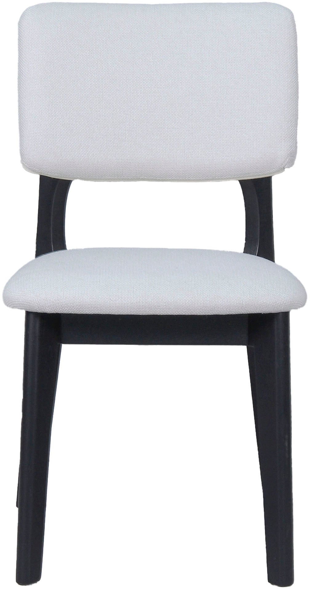 byLIVING Chaise de salle à manger »Elsa« (Set) 2 cuismodern gemütlicher Massiv - Holzstuhl mit hochwertigem Webstoffpolster