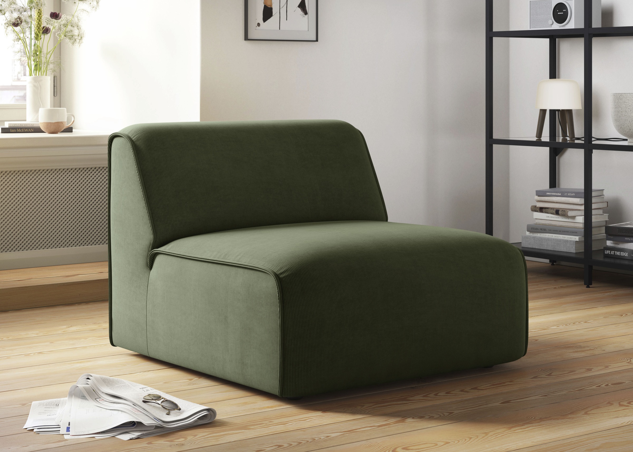 RAUM.ID Sessel »Merid Sofa-Mittelelement, Masse B/T/H: 84/97/46 cm«, als Modul oder separat verwendbar, für individuelle Zusammenstellung