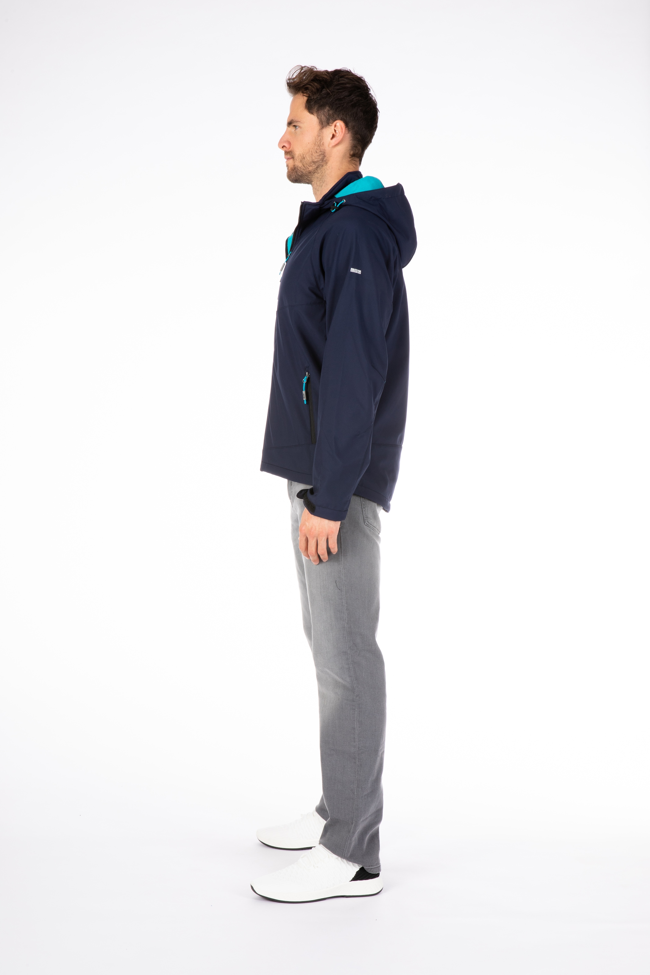 LPO Veste softshell »ELLIOT PEAK II MEN« avec capuche également disponible en grandes tailles