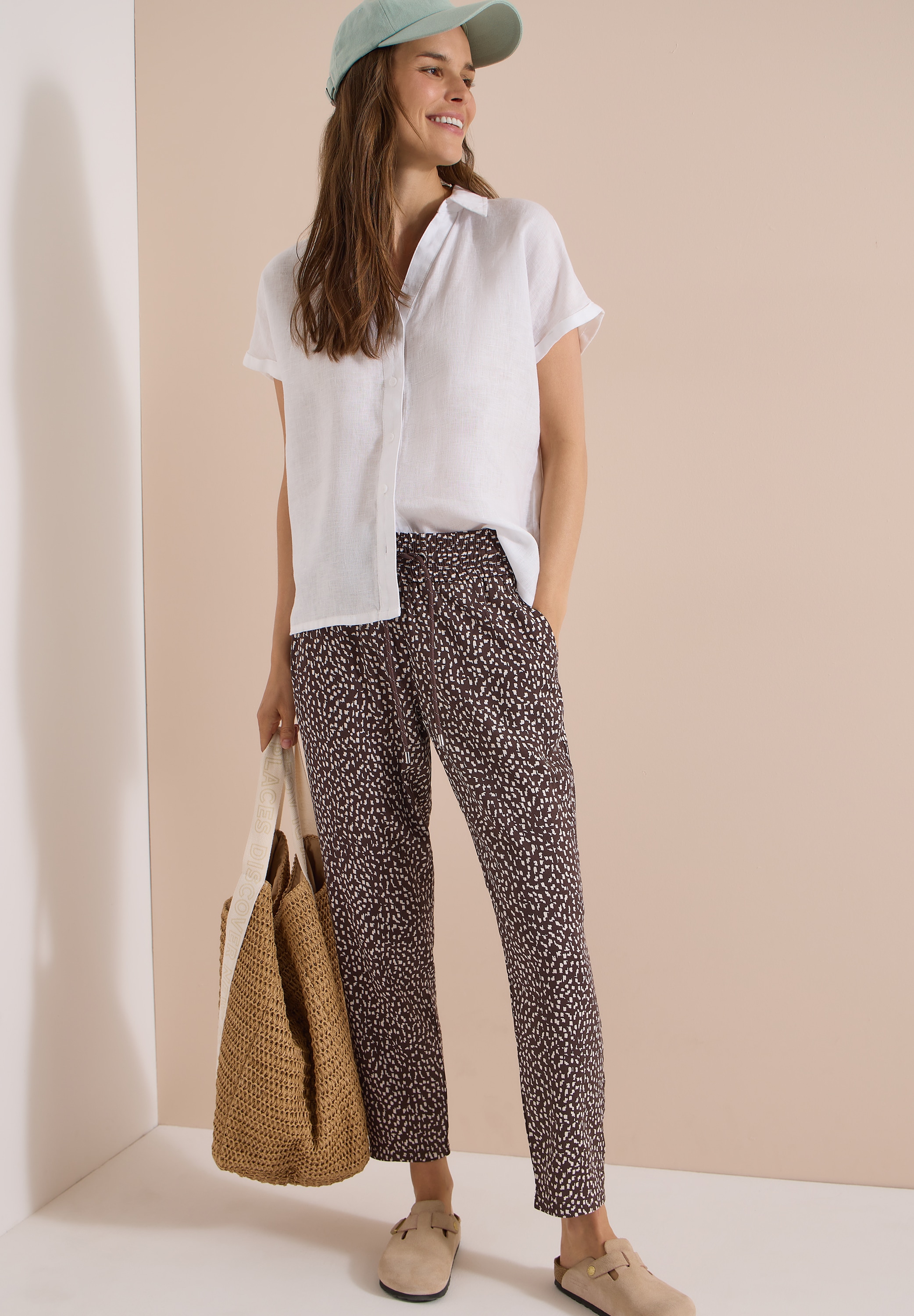 Cecil 7/8-Hose »Style Chelsea«  Sommerhose, grafisches Muster, Elastikbund