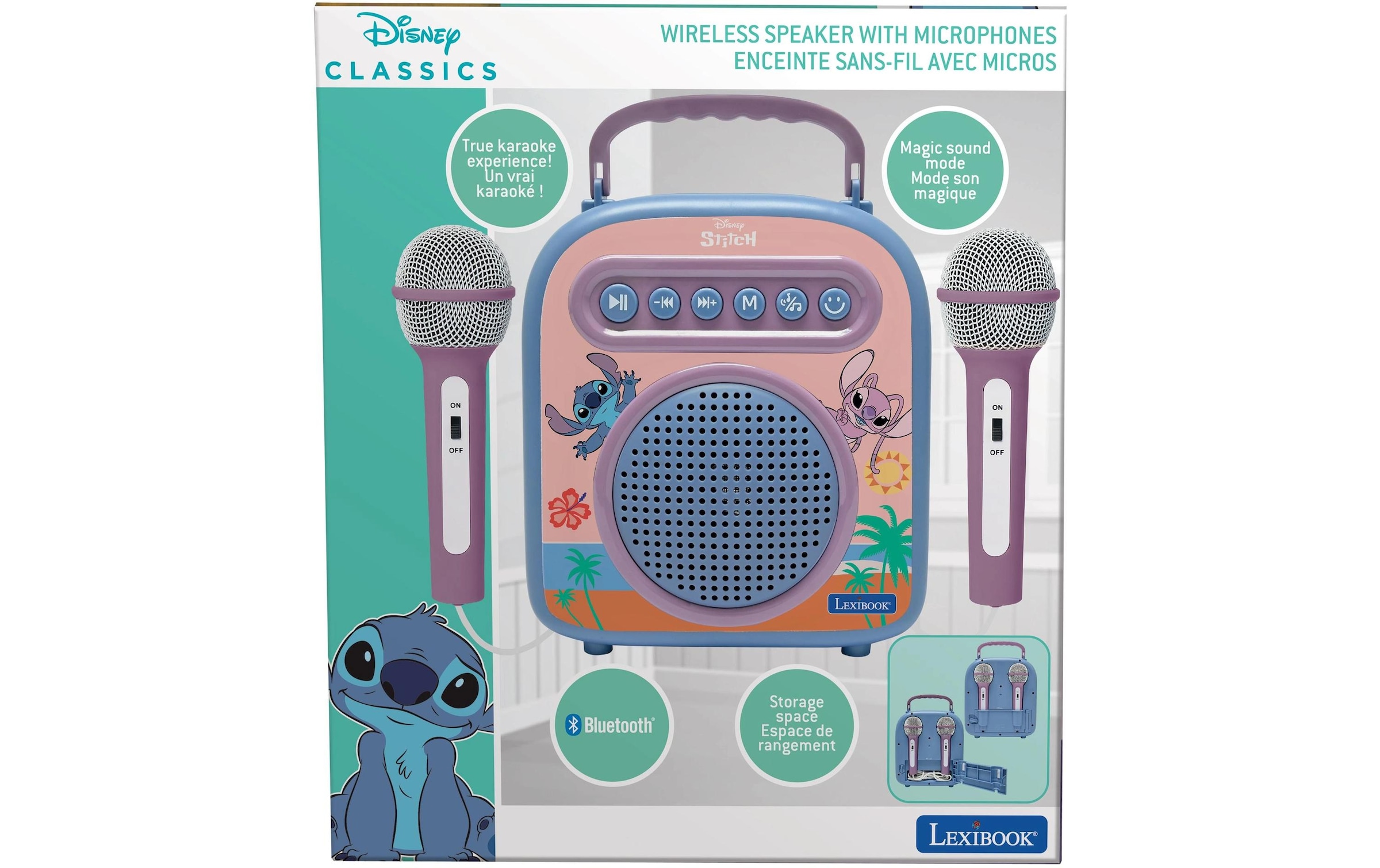 Lexibook® Haut-parleur Bluetooth »Stitch mit 2 Mikrofonen« ( )