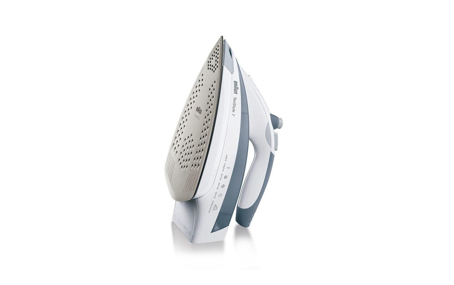 Braun Dampfbügeleisen »TexStyle 7 TS 785 ESTP Grau/Weiss«, 2400 W