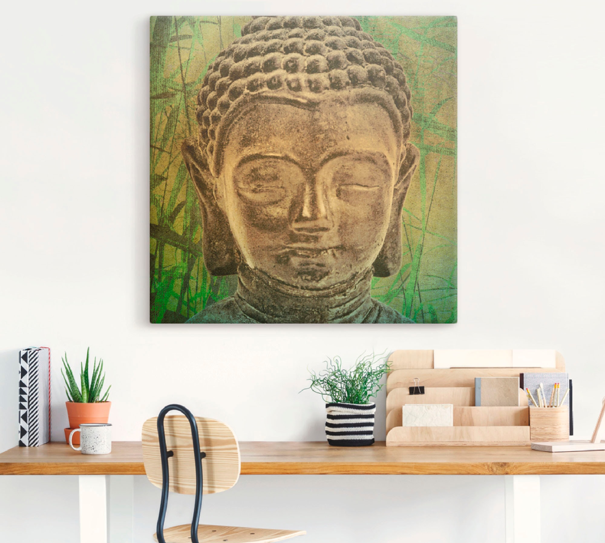 Artland Wandbild »Buddha II«, Religion, (1 St.), als Leinwandbild, Poster in verschied. Grössen