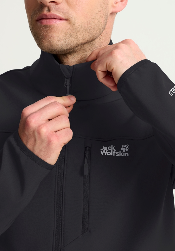Jack Wolfskin Outdoorjacke »WILD WINDS JKT M« mit flexiblem Obermaterial aus Polyester und Elasthan