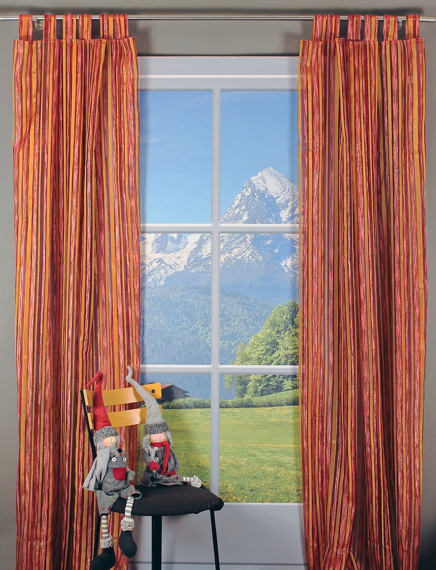 Image of HOSSNER - ART OF HOME DECO Gardine »Wallersee«, (1 St.), Schlaufenschal im zeitlosen Design bei Ackermann Versand Schweiz