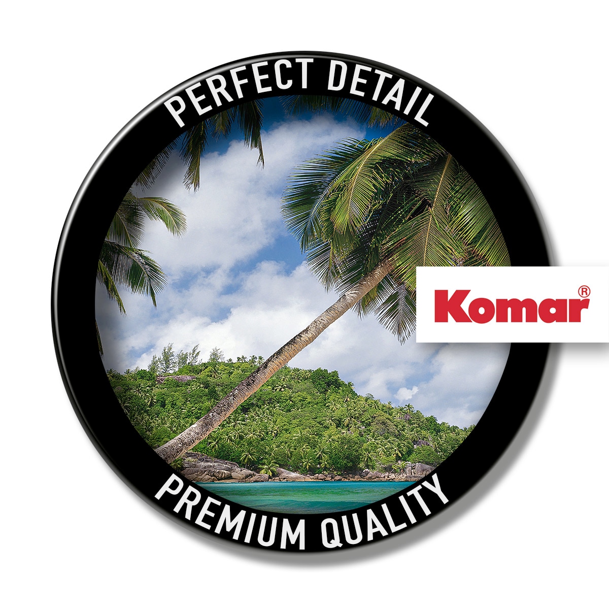 Komar Fototapete »Tropical Sea - Grösse 368 x 254 cm«, bedruckt, Wohnzimmer, Schlafzimmer