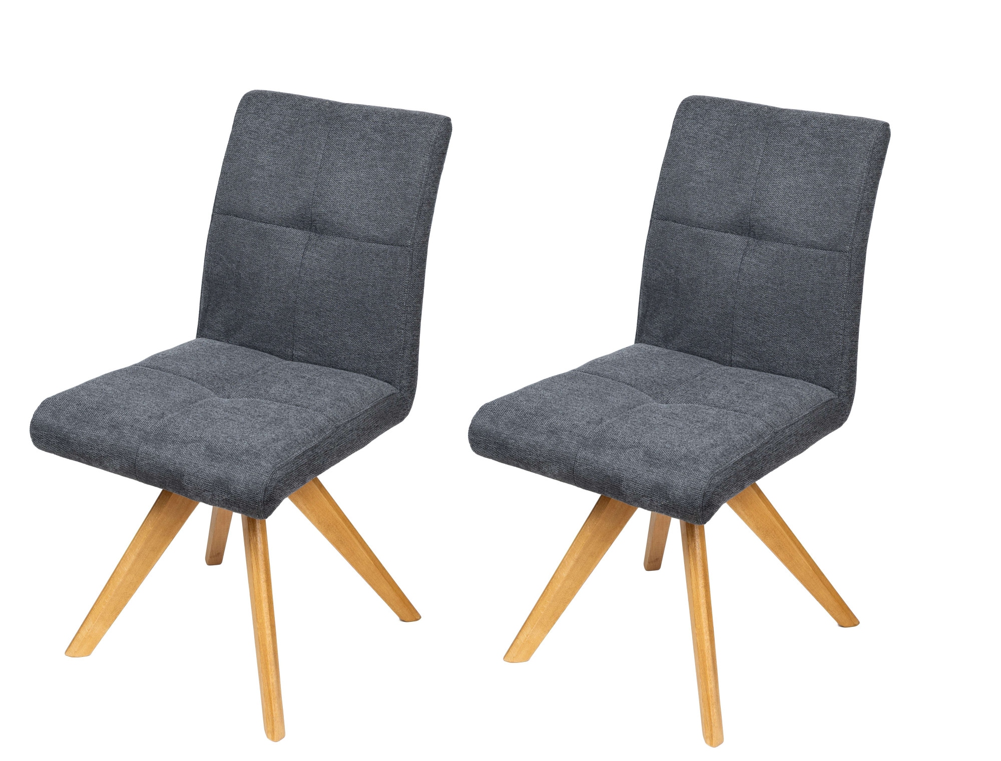 Home affaire Drehstuhl »Ida Polsterstuhl, Küchenstuhl, 4-Fussstuhl« () 2 Stk.180° drehbar, mit automatischer Rückstellung