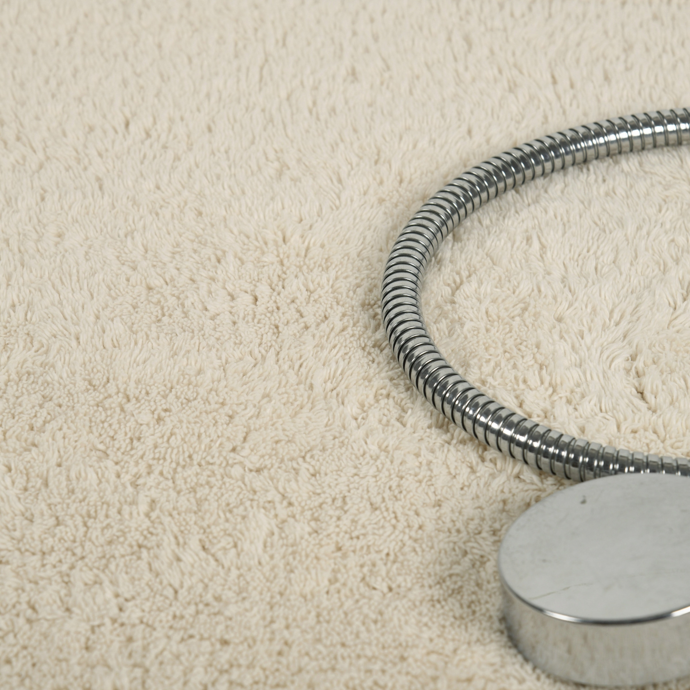my home Badematte »Kapra, Badvorleger, Badezimmer Teppich«, beidseitig nutzbar-fussbodenheizungsgeeignet-strapazierfähig, mit Bordüre, Badteppich, Badematte, Baumwolle