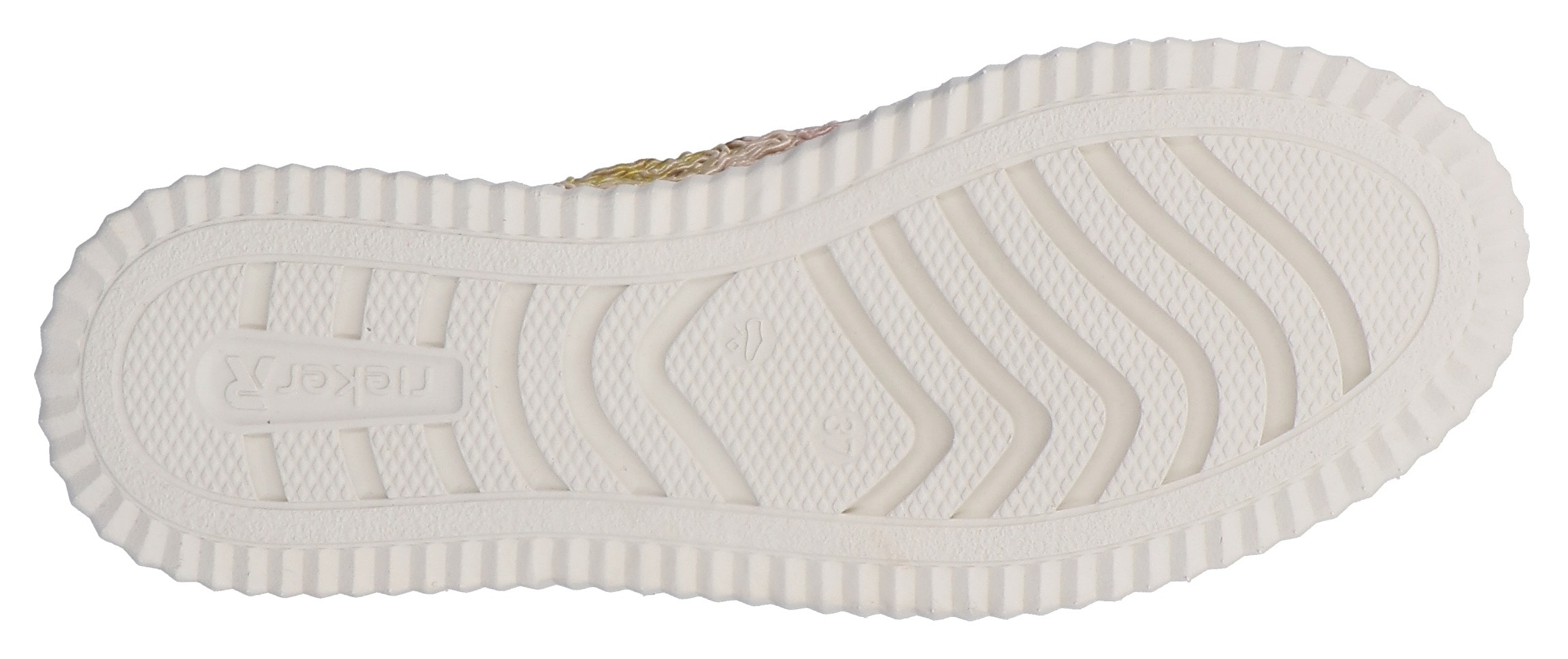 Rieker Baskets à plateforme  chaussure à lacets, chaussure basse en finition vegan