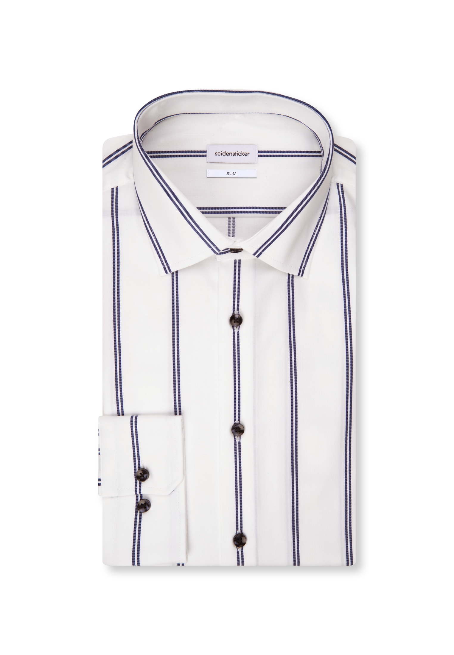 seidensticker Chemise d'affaires »Slim« Slim 1/1 Kentkragen Streifen