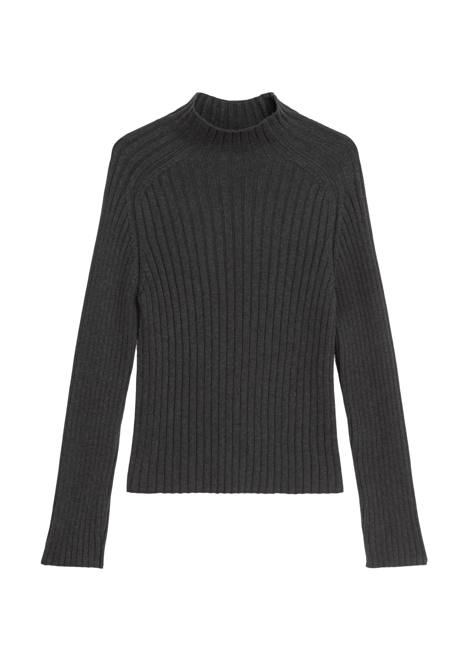 Marc O'Polo Strickpullover, Turtleneck, Rippstrick, slim fit