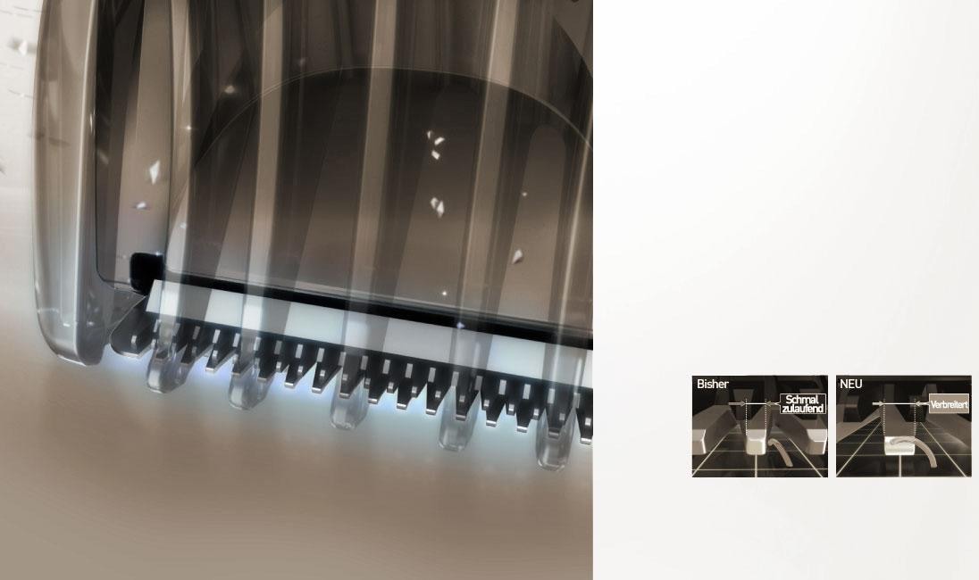 Panasonic Bartschneider »ER-SB40-K803« 1 Aufsätze Klingensystem mit Salonstandardeinzug